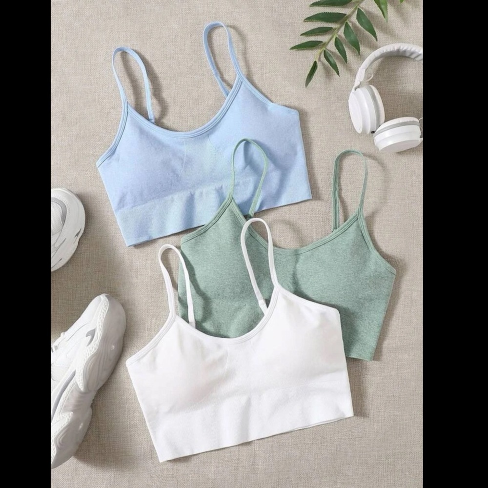 Set of 3 sports bras